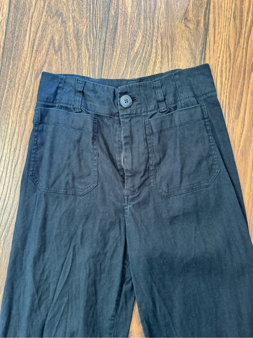 Maeve by Anthropologie - The Colette Navy High-Rise Pants - Size 2 - Picture 2 of 5